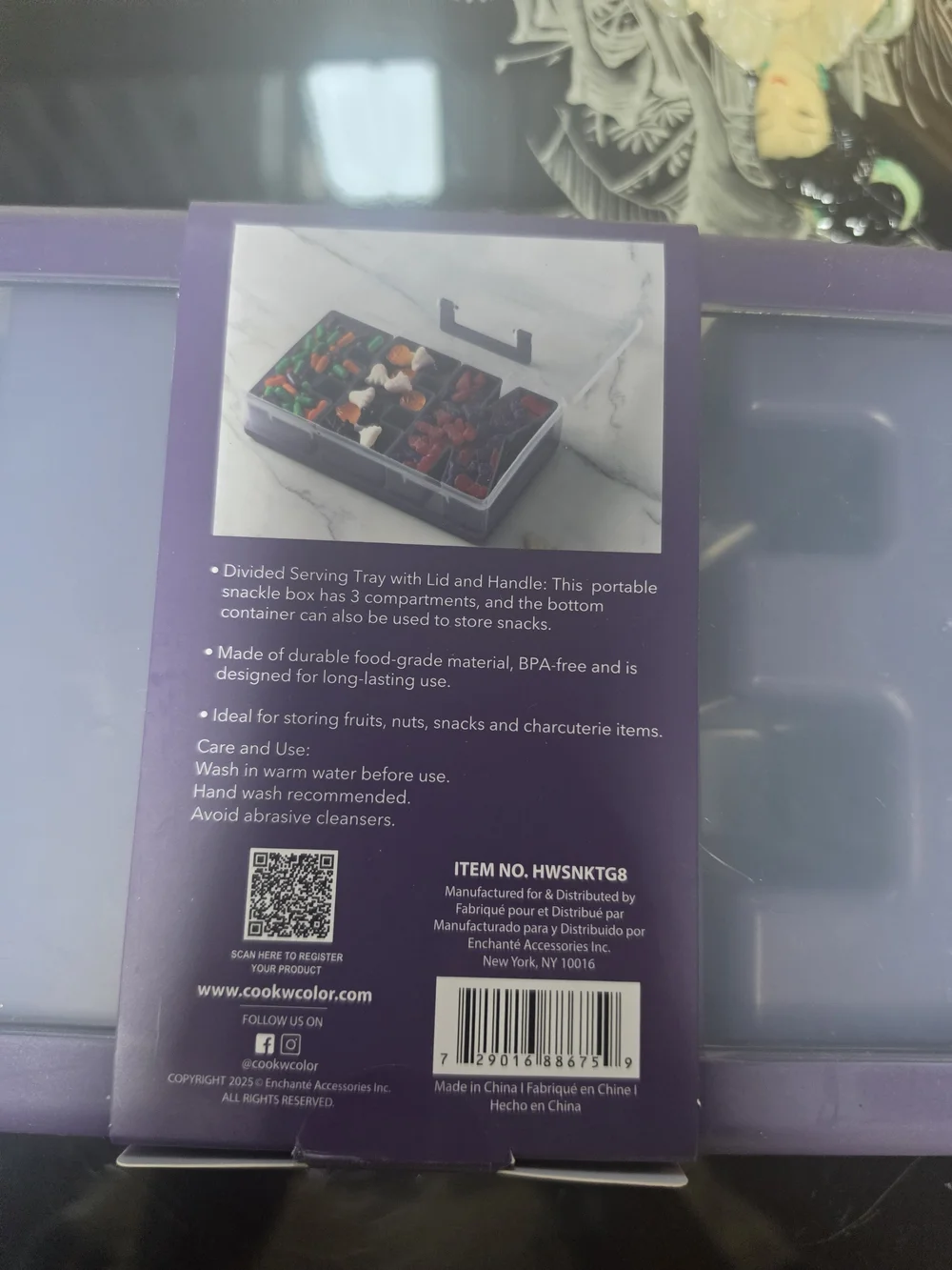 CWC Custom Container Meal Prep Box in Purple-eek